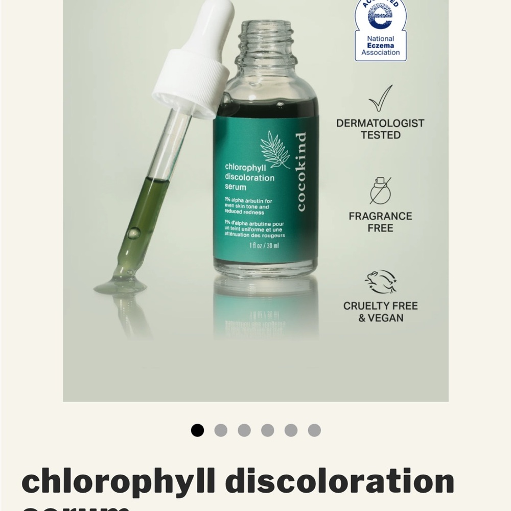 Green Botanical Face Serum for Radiant Skin